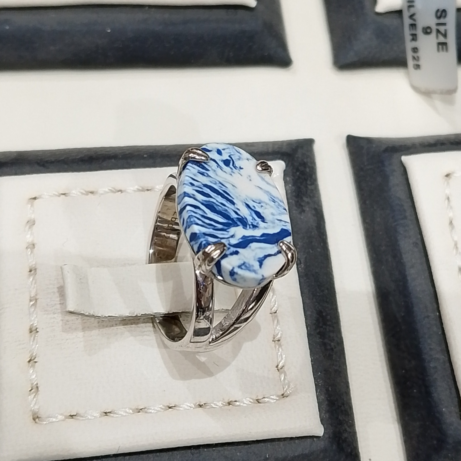 خاتم فضة رجالي w-435